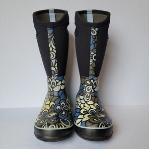 Bogs Classic High Waterproof Rain Boots Women’s Size 6Neoprene Insulated Floral